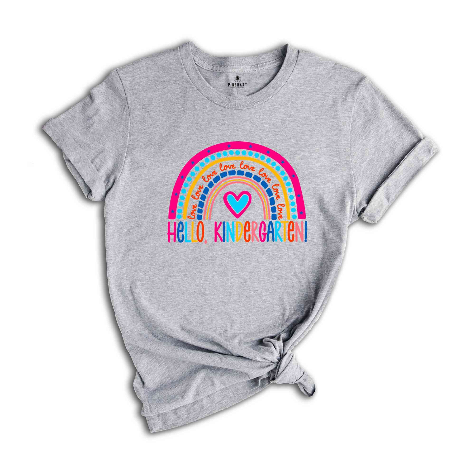 Hello Kindergarten Shirts, Teacher Appreciation Tee, Teach Love Inspire Shirt, Back To School Shirt, First Grade Teacher Tee