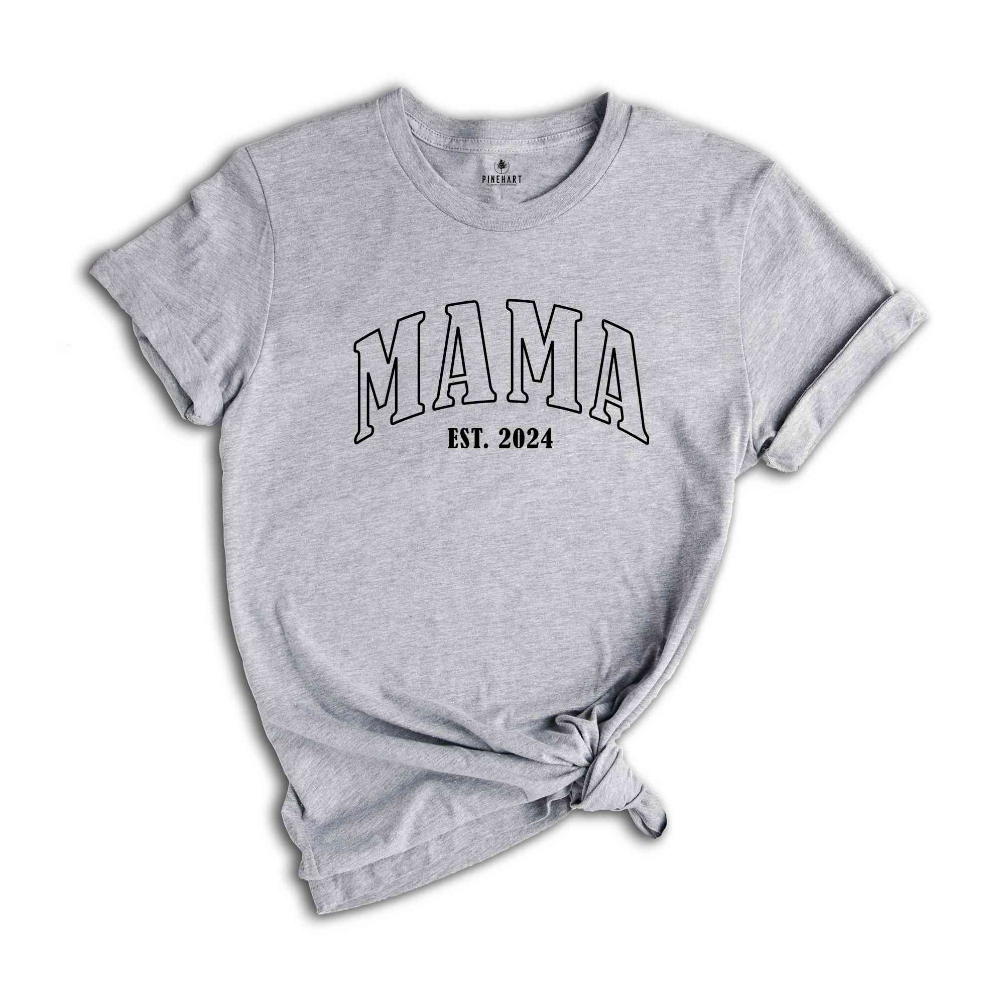 Custom Mama With Children Names Shirt, Personalized Mama Shirt, Cute Mom Shirt, Mother's Day Shirt, Trendy Mom Shirt, Kids Name Shirt