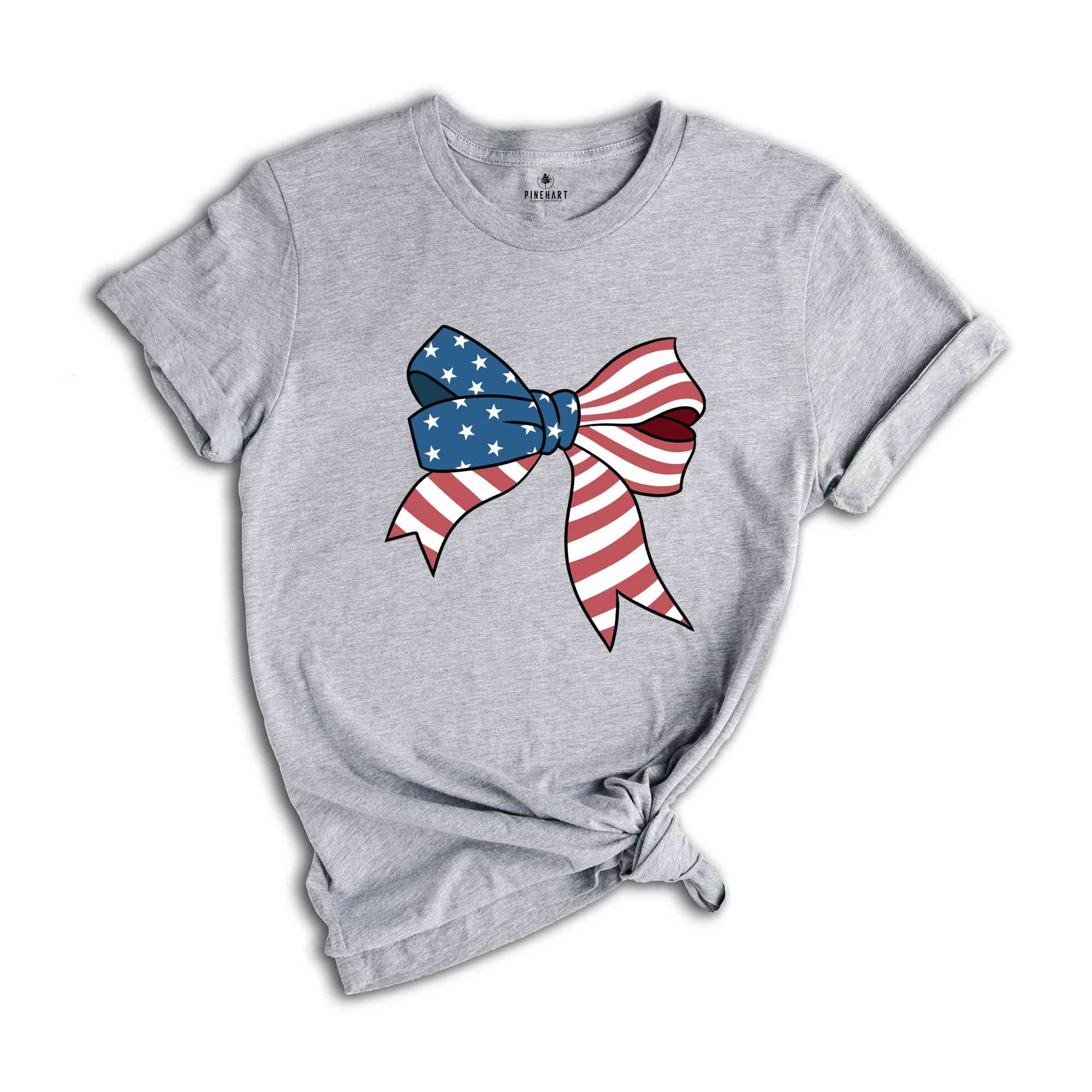 4th Of July Bow Shirt, 4th Of July Shirt, American Flag Bow, Bow Shirt, USA Shirt, America Shirt, Patriotic Gifts