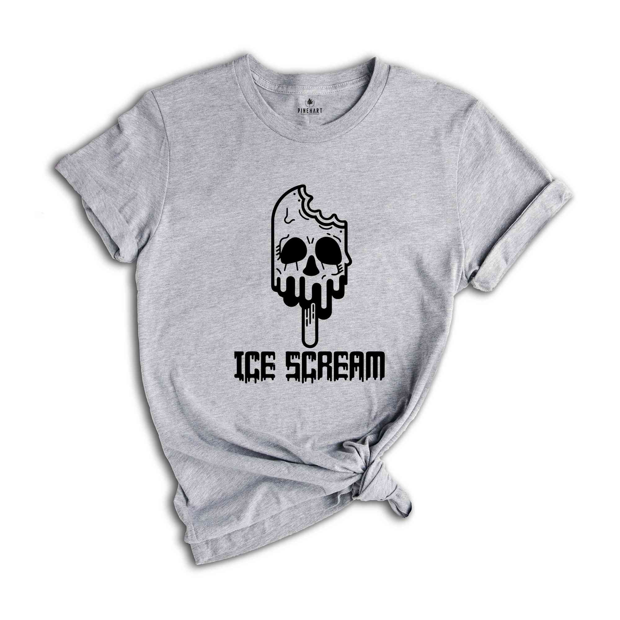 Ice Cream Scream Halloween Shirt, Spooky Season Shirt, Funny Halloween Shirt, Ice Cream Scream Spooky Gift