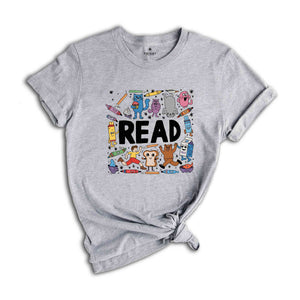 Read Shirt, Read Children's Books Teacher Shirt, Teacher Life Shirt, Teacher Shirt, Kindergarten Shirt, Gift For Teacher