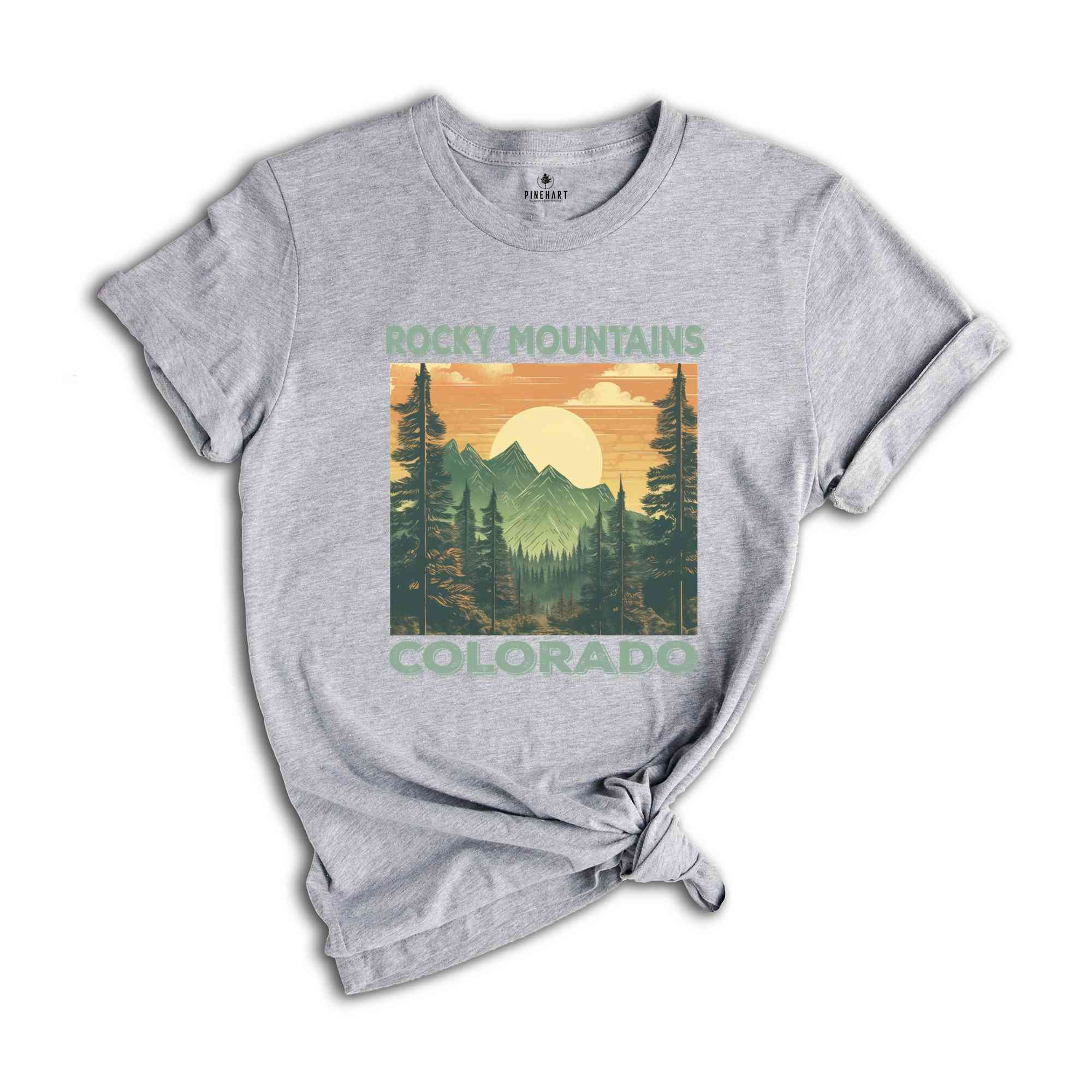 Rocky Mountains National Park Shirt, National Parks Shirt, National Park Gift, Rocky Mountains National Park, Nature Shirt, Vacation Shirt,