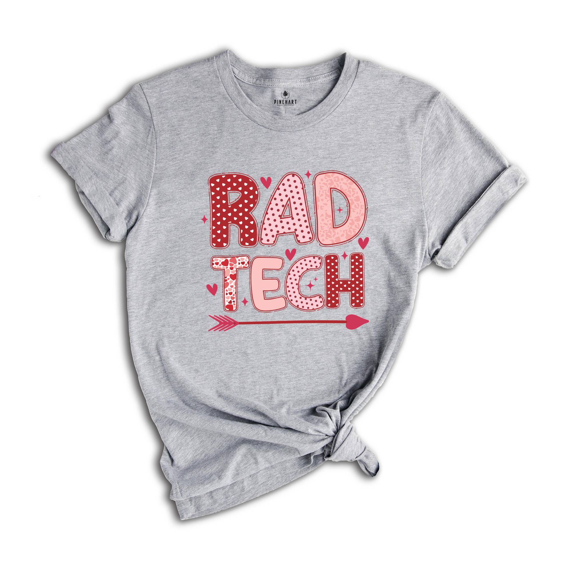 RAD Tech Valentine's Day Shirt,Radiology Department V-day Hearts Work Tshirt,Xray Tech Gifts,RAD Tech Gift,Radiology Tech Group Tees