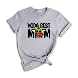 Yoda Best Mom Shirt, Star Wars Yoda Mothers day Gift, Cute Baby Yoda Tee, Star Wars Fans Shirt, Funny Disney T-Shirt