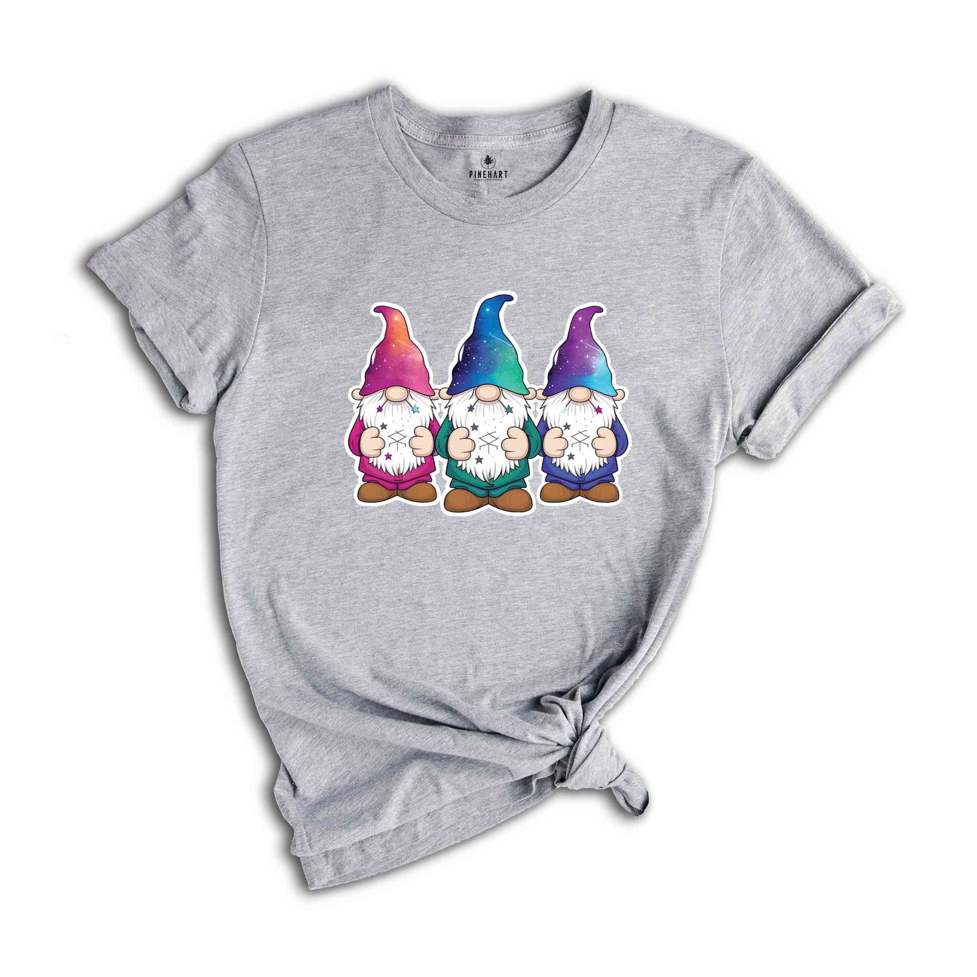 Three Cute Gnomes Shirt, Gnome Shirt, Astrology Gnomes Shirt, Crystals Shirt, Celestial Gnomes Shirt, Galaxy Gnomes Shirt