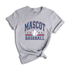 Custom Baseball Mascot Shirt, Custom Team Shirt, Work Shirt, Baseball Team Shirt, Custom Baseball Shirt