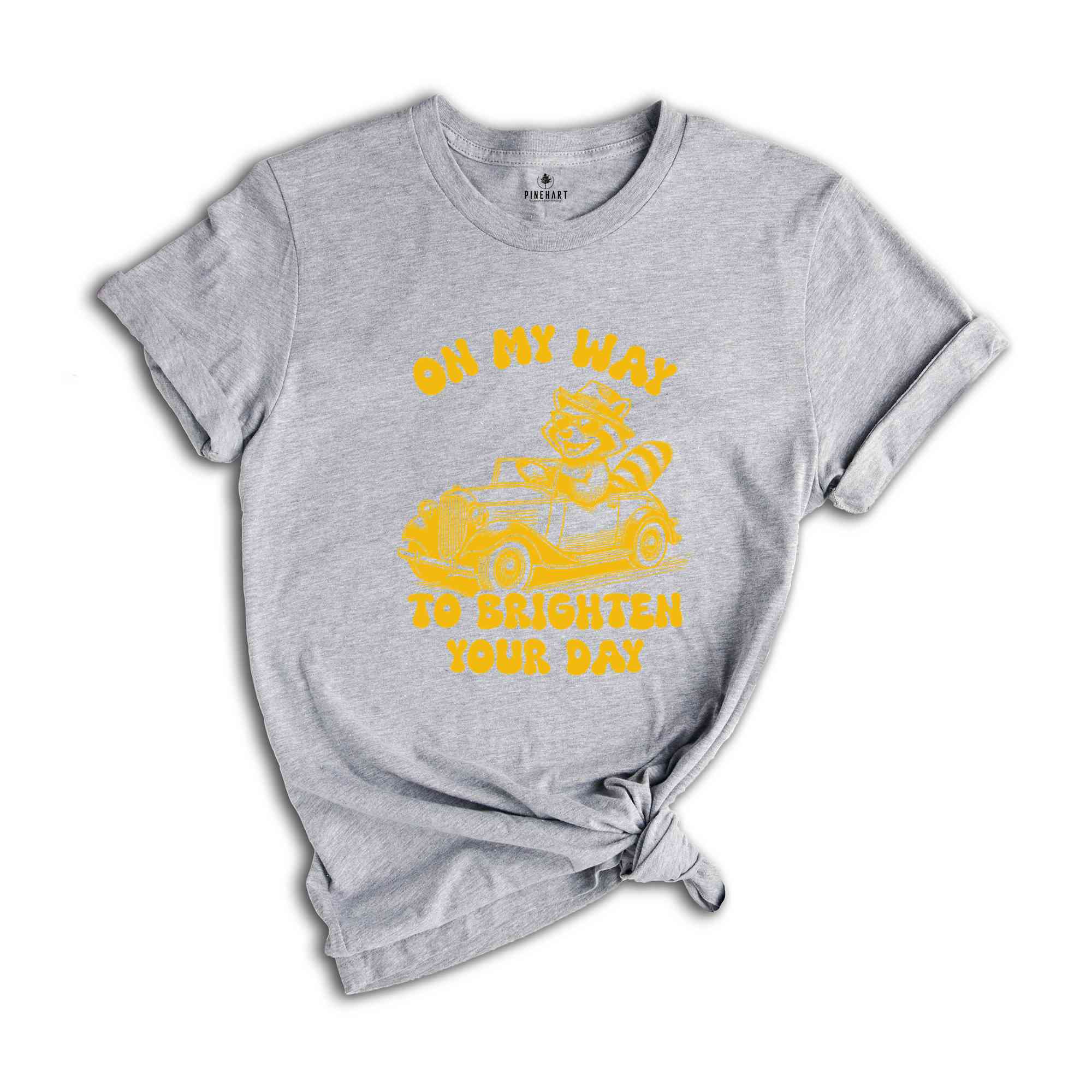 On My Way To Brighten Your Day Shirt, Vintage Sunny Shirt, Funny Shirt, Sunshine T-shirt, Positive T-shirt