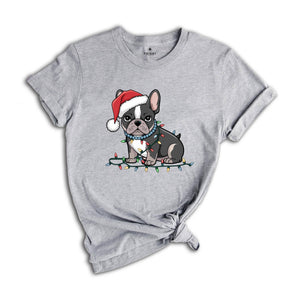 French Bulldog Christmas Shirt, Dog Mom Shirts, Holiday Party Shirt, Dog Owner Shirt, Christmas Dog Gifts, Dog Dad Shirt