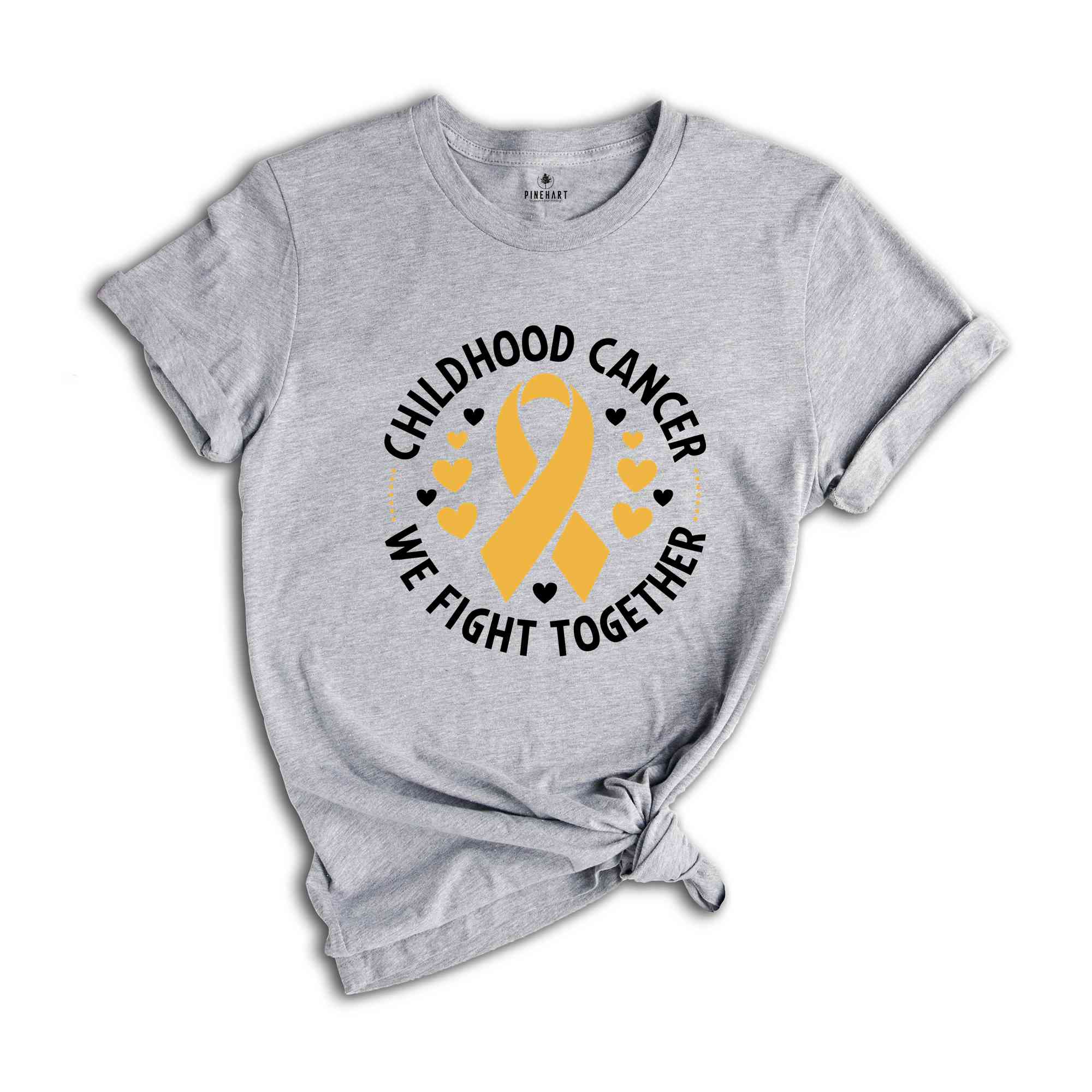 Childhood Cancer We Fight Together Shirt, Cancer Support Shirt, Cancer Awareness Shirt, Awareness Gifts, Cancer Ribbon Shirt