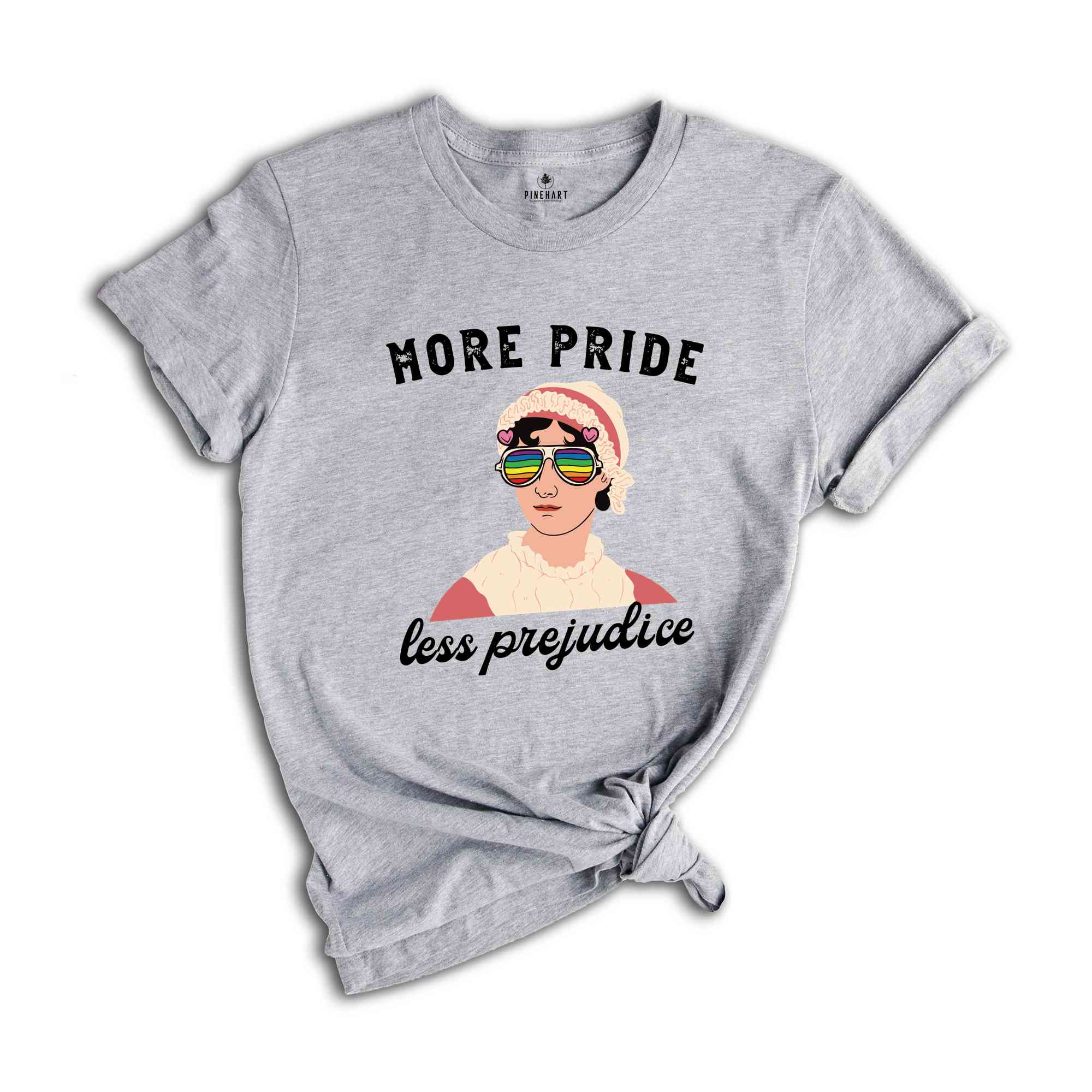 More Pride Less Prejudice Shirt, LGBTQ Tee, Groovy Pride Sweatshirt, Proud Ally T-Shirt, Pride Month Gift, Pride Ally Shirt