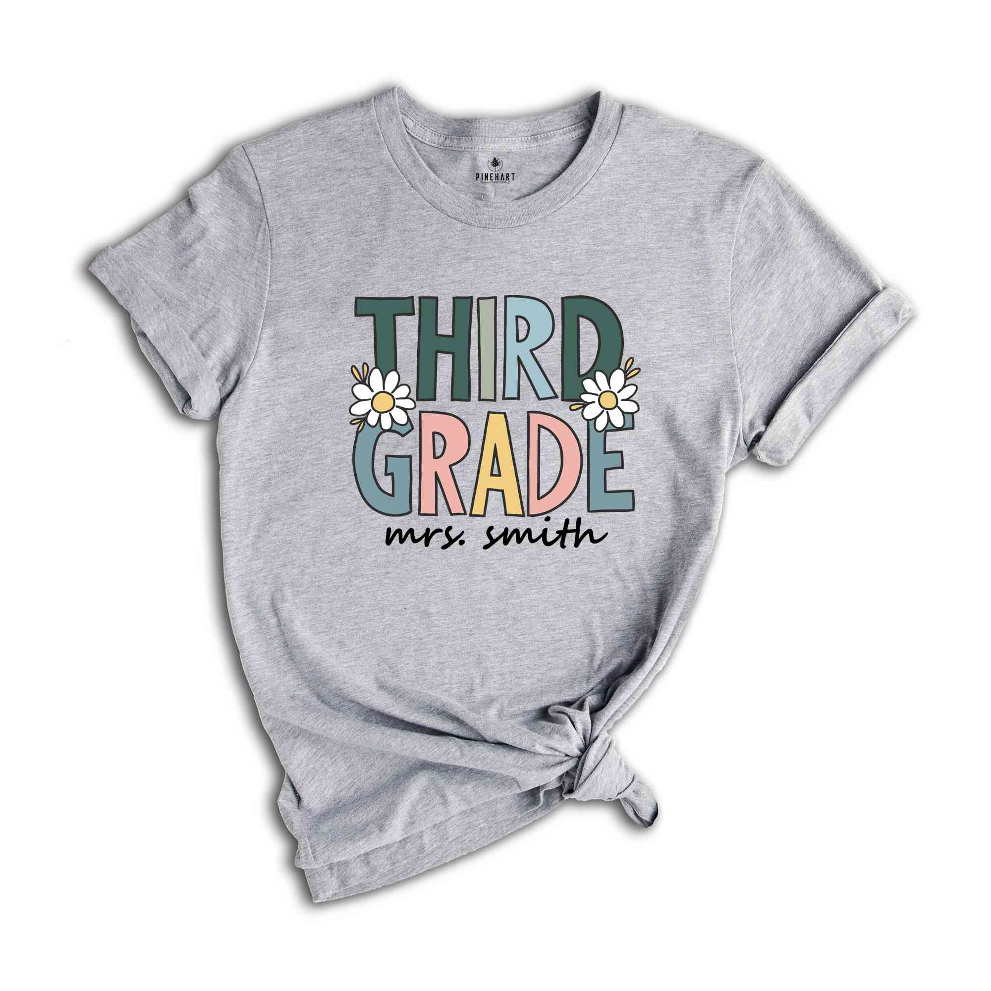 Third Grade Shirt, Teacher Shirt, Custom 3rd Grade Teacher Team Shirt, 3rd Grade Teacher Shirt, 3rd Grade Shirt, Third Grade Dream Team