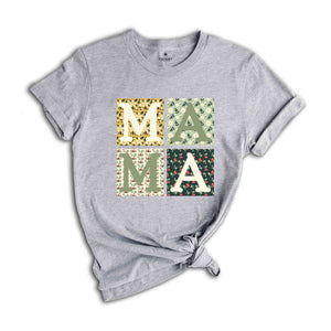 Retro Mama Shirt, Boho Mama Shirt, Mama Shirt, Mother's Day Shirt, Mother's Day Gift, Floral Mama Shirt, Flowers Mama Shirt