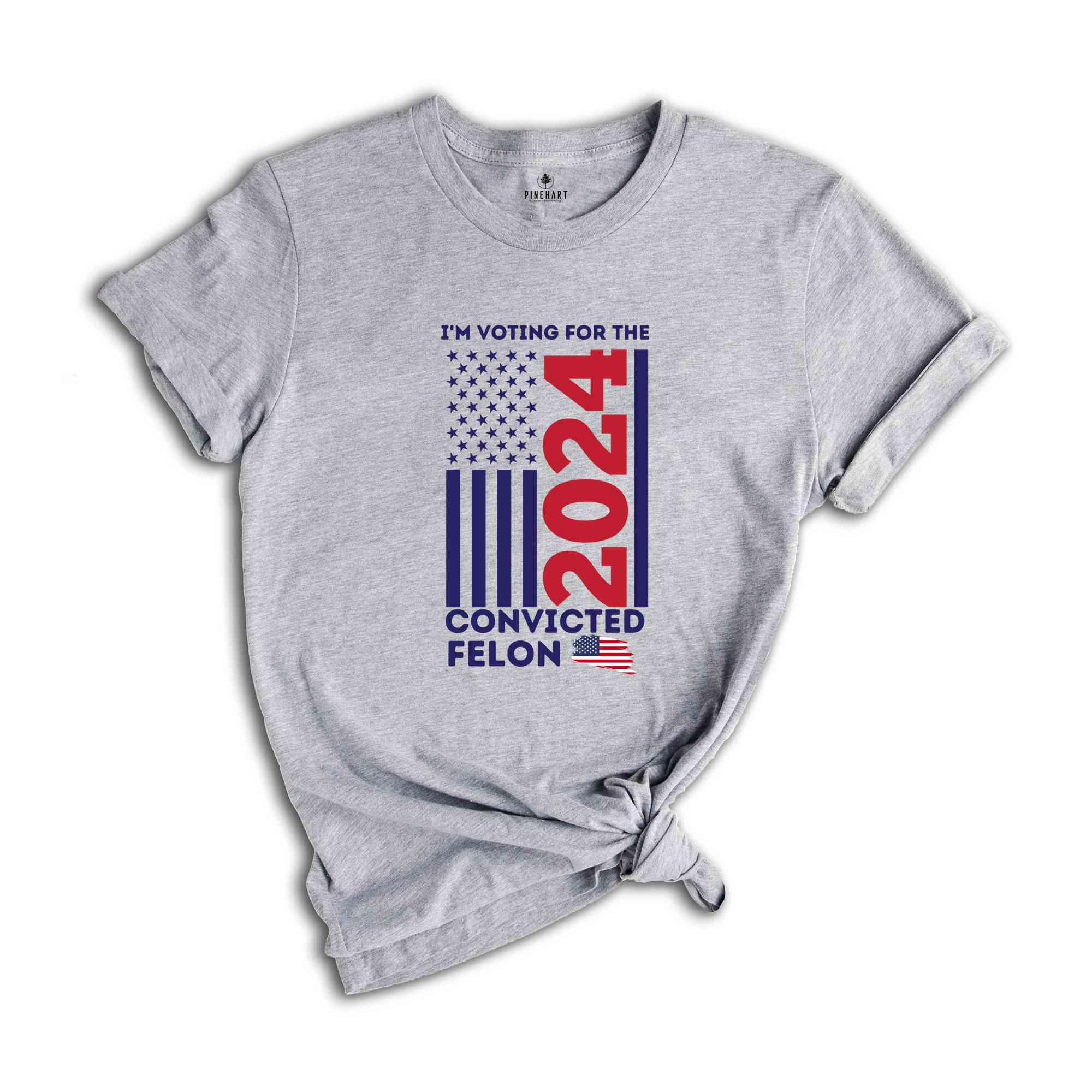 Trump I'm Voting For The Convicted Felon 2024 Shirt, President Trump Tee, Funny Political Shirt, Election Shirt, Republican Shirt