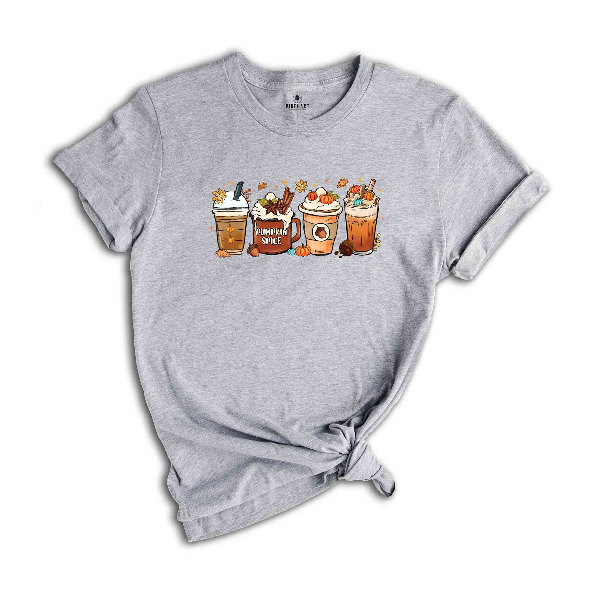 Fall Pumpkin Spice Shirt, Halloween Shirt, Coffee Latte Shirt, Fall Shirt, Retro Halloween Shirt, Pumpkin Shirt, Coffee Shirt, Autumn Shirt