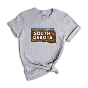 Retro State Of South Dakota Shirt, State Of South Dakota Shirt, State Shirt, South Dakota Shirt, South Dakota Lover Shirt, Family Trip Tee