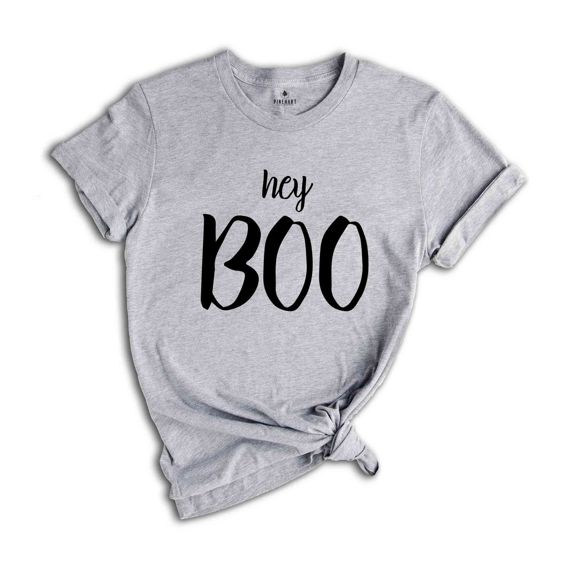 Hey Boo Shirt, Halloween Shirt, Trick or Treat, Fall Teacher Shirt, Custom Halloween Shirt, Halloween Party, Ghost Shirt, Fall Shirt