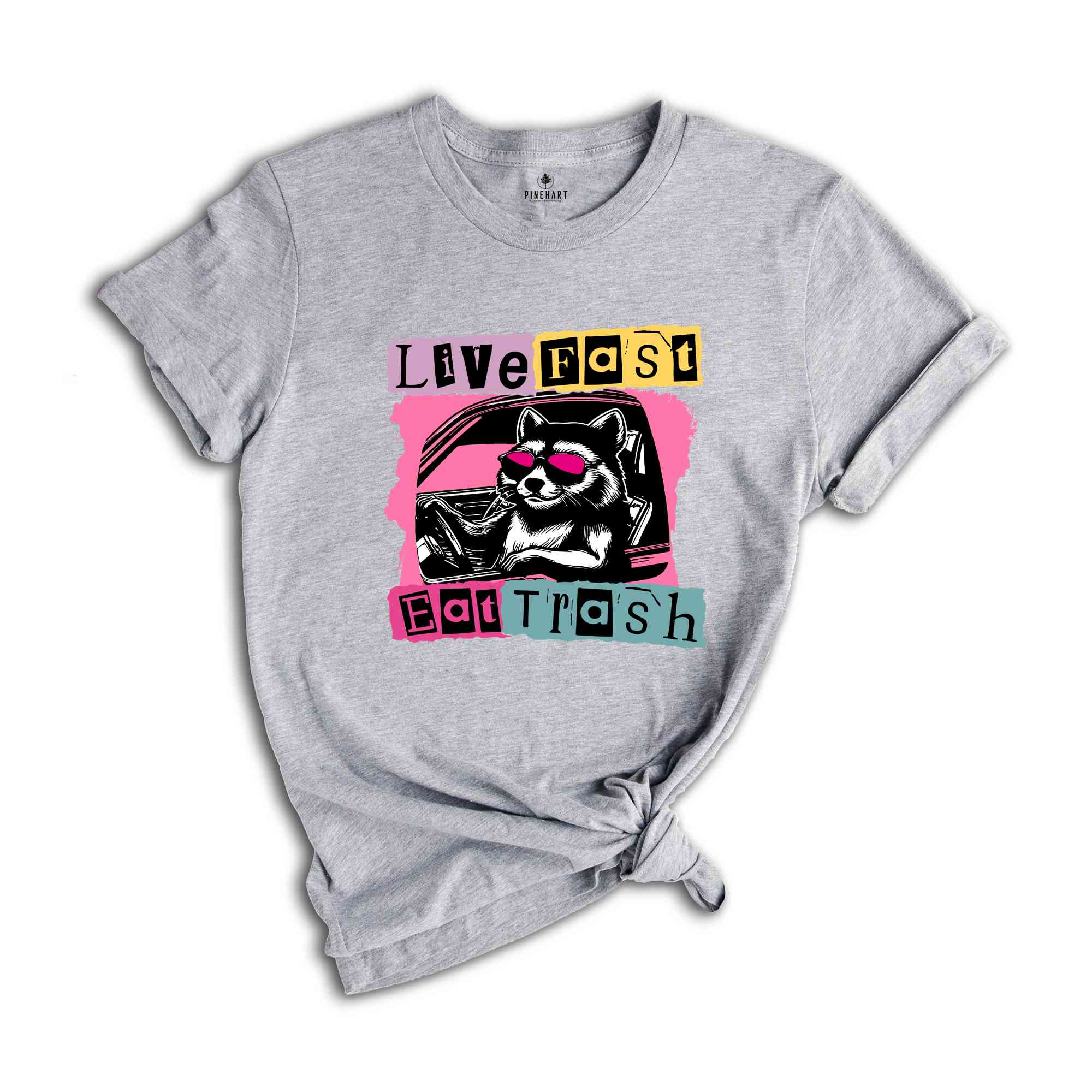 Live Fast Eat Trash Shirt, Trash Panda Funny Tee, Panda Shirt, Meme T-Shirt, Funny T-Shirt, Sarcastic Shirt, Weirdcore Meme Shirt