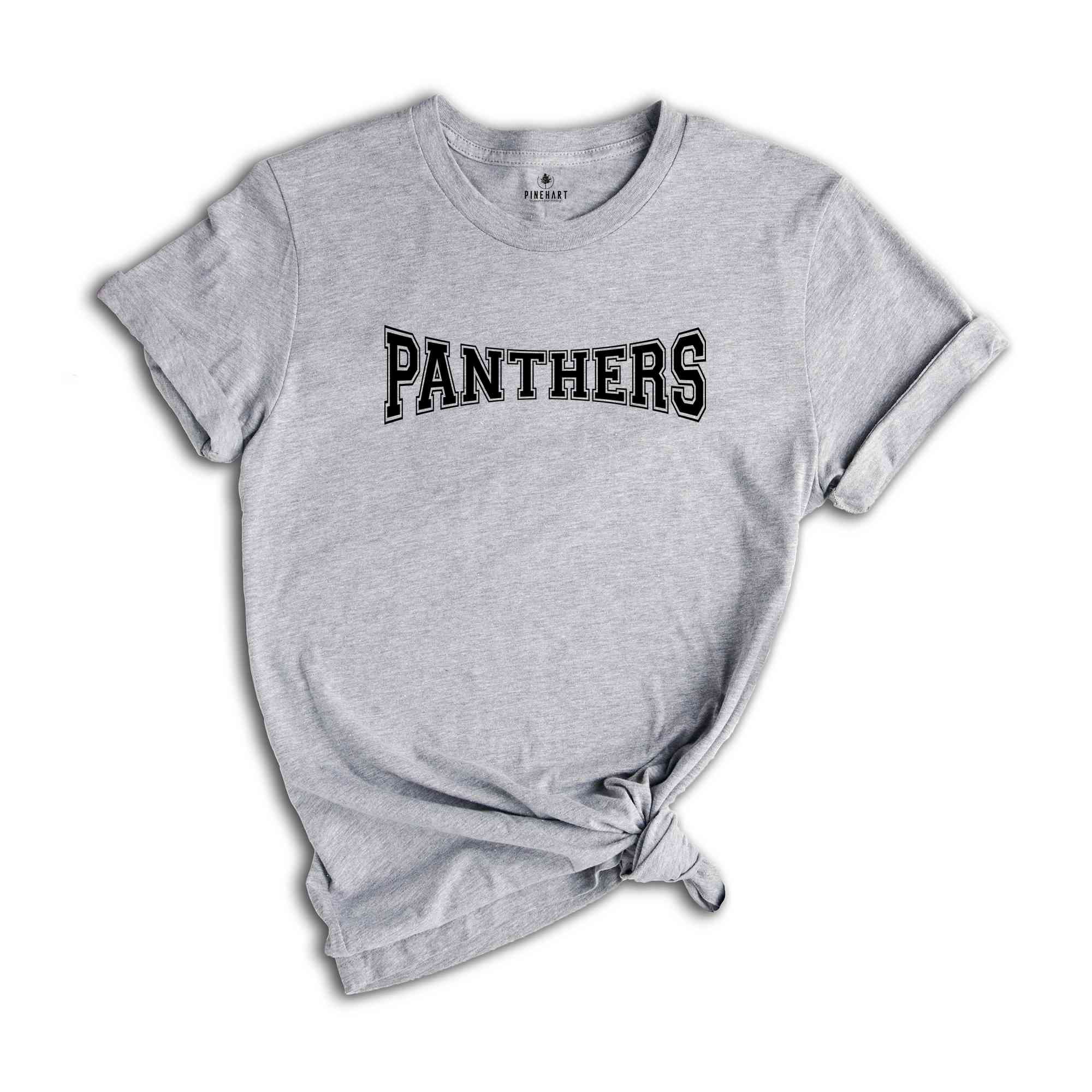 Panthers Team Shirt, Panthers Spirit Shirt, Team Mascot Shirt, Football Team Shirt, School Spirit Apparel, Panthers Mascot Shirt