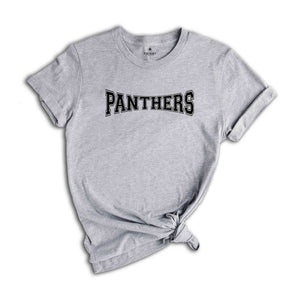 Panthers Team Shirt, Panthers Spirit Shirt, Team Mascot Shirt, Football Team Shirt, School Spirit Apparel, Panthers Mascot Shirt