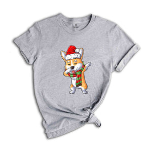 Christmas Corgi Dabbing Shirt, Funny Christmas Shirt, Dog Lover Shirt, Animal Lover Shirt, Christmas Gift, Fur Friends Shirt