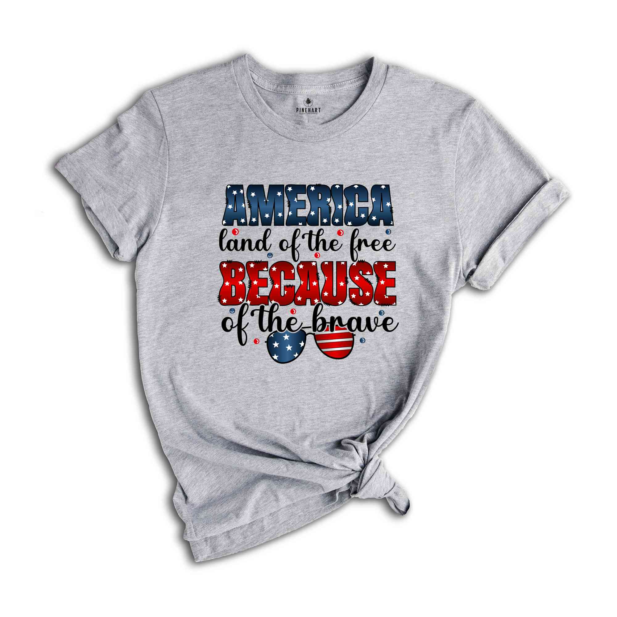 America Land Of The Free Because Of The Brave Shirt, Patriotic Shirt, Independence Day Shirt, 4th Of July Shirt, Retro America Shirt