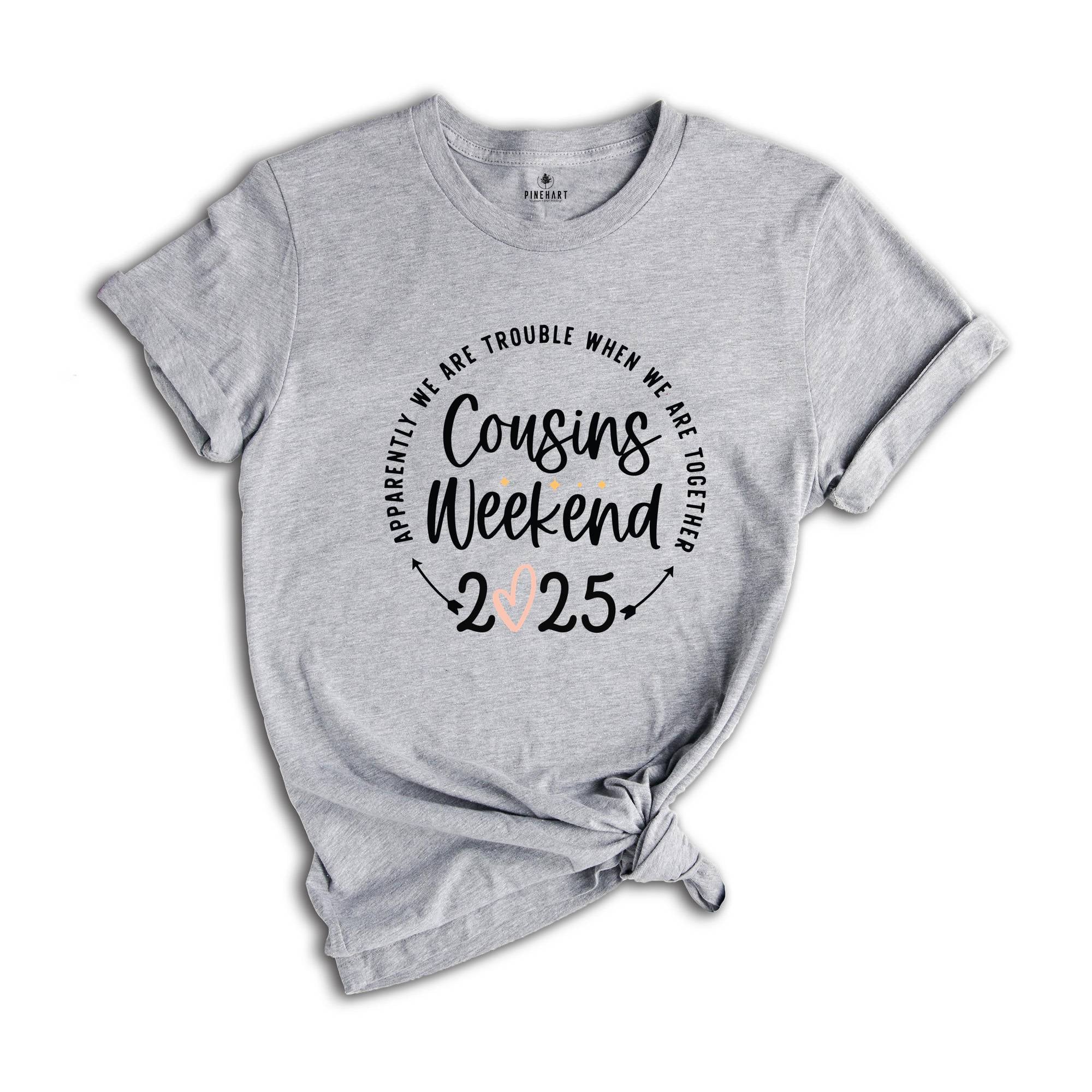 Warning 2025 Cousin Trip, Vacation Shirt, Cousin Trip Shirt, Matching Cousin Vacation Tee, Family Shirt, Cousin Crew Shirt, Cousin Squad