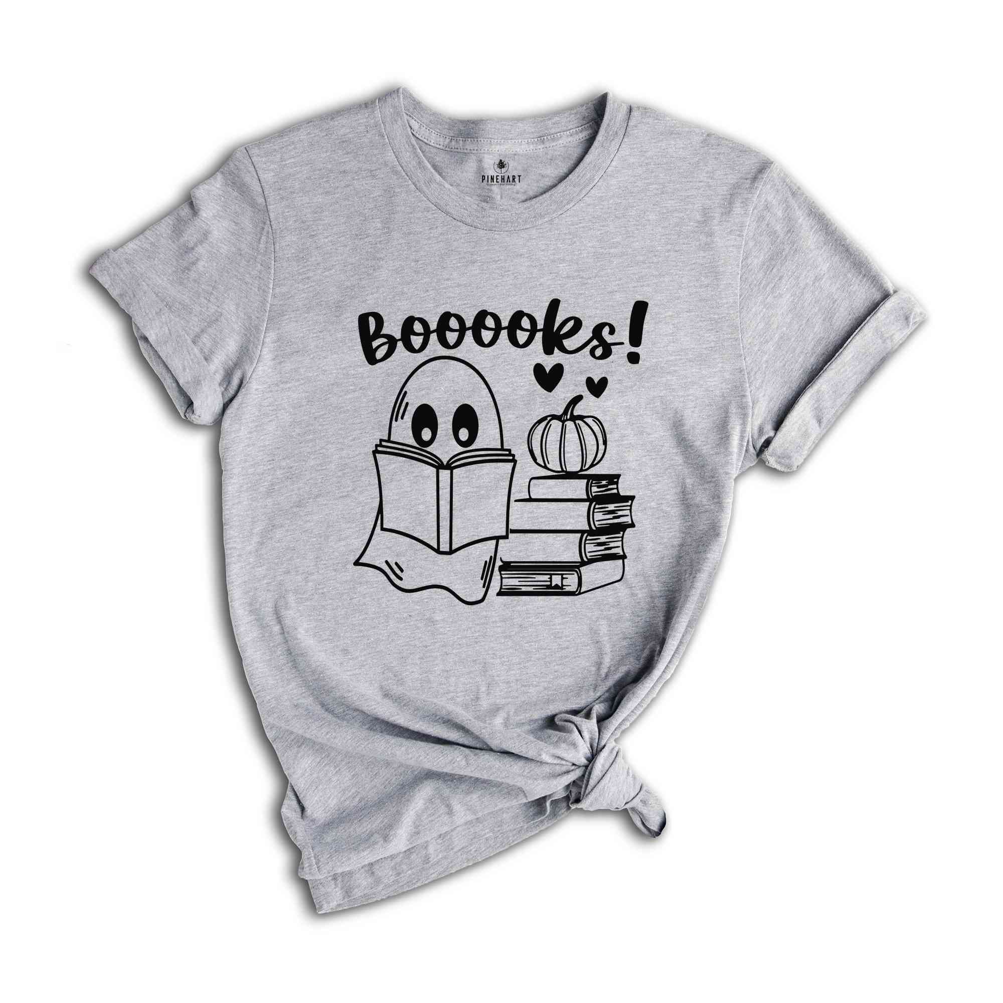 Halloween Booooks Shirt, Ghost Books, Halloween Teacher T-Shirt, Halloween Reading Shirt, Librarian Shirt, Librarian Gift