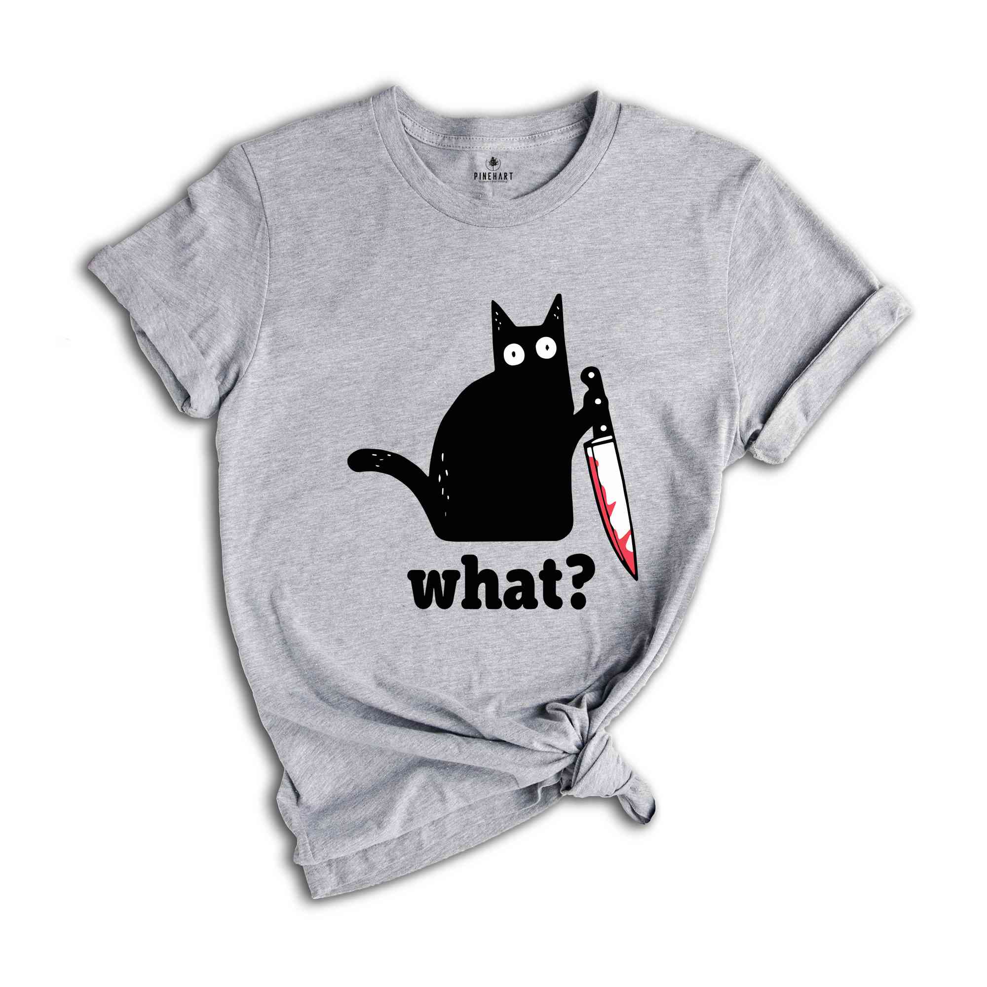 Funny Black Cat Shirt, Cat What, Christmas Gifts, Welcome 2024, Funny Cat Gift, Cat Lover Shirt, Murderous Cat Tee, Funny Black Tee