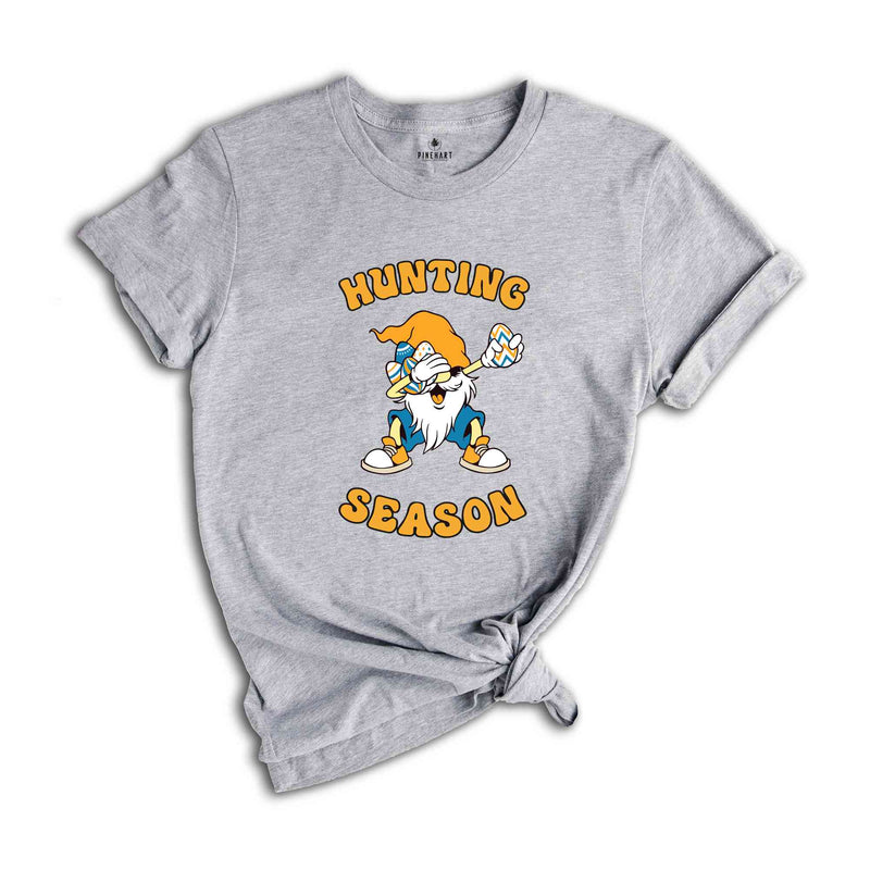 Hunting Season Gnome Shirt, Funny Gnome Shirt, Easter Day Gnome Shirt, Easter Eggs Shirt, Easter Day Gifts, Gnome Shirt