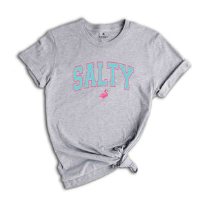 Salty Shirt, Trendy Beach Shirt, Beach Shirt, Flamingo Shirt, Vacation Shirt, Trendy Summer Shirt, Summer Shirt, Mom Shirt