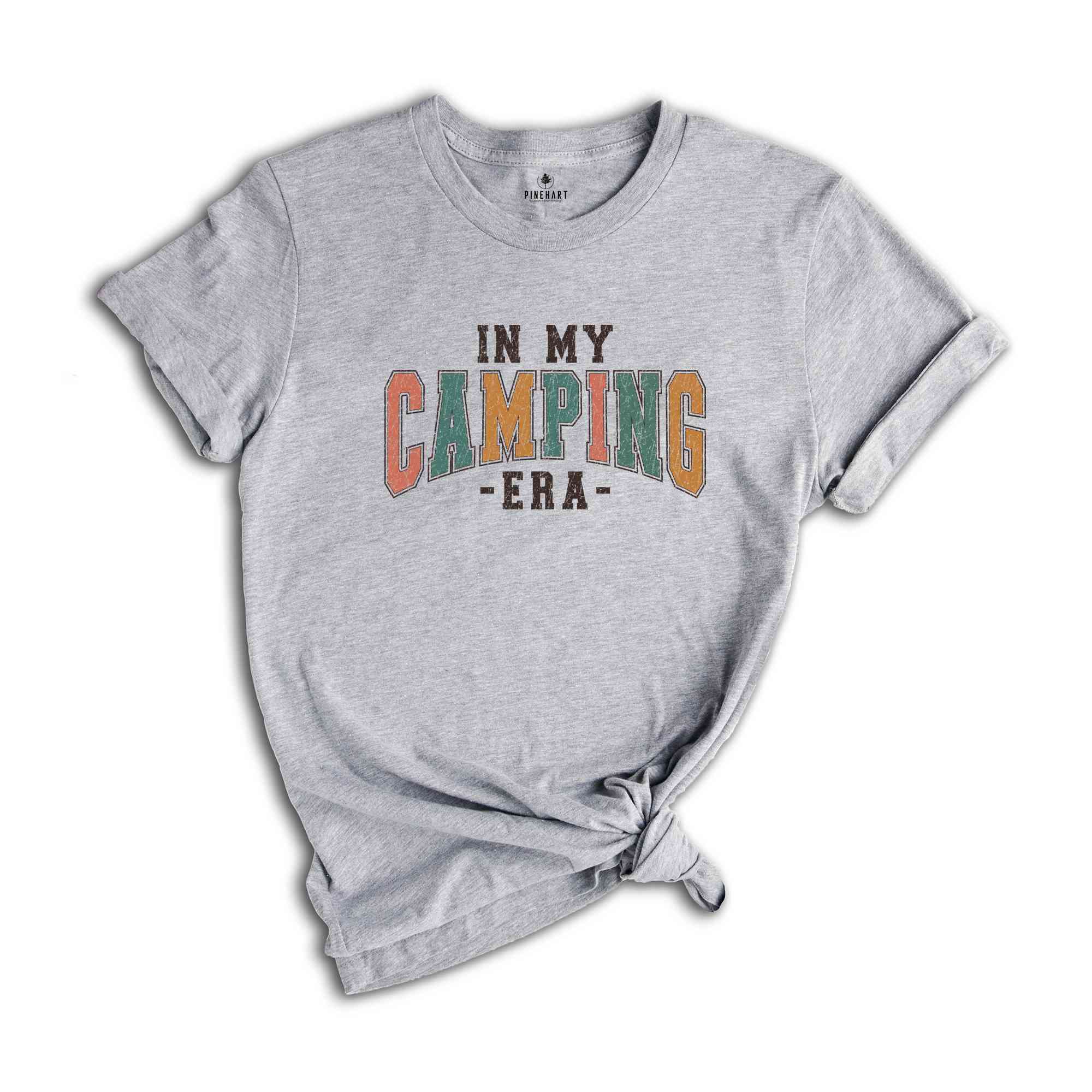 In My Camping Era Shirt, Retro Camping Shirt, Camper Shirt, Adventurer Shirt, Nature Lover Shirt, Vacation Shirt, Family Camping Shirt