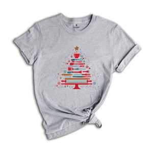 Baker Christmas Shirt, Baking Cakes Christmas Tree Shirt, Christmas Cake Tree Shirt, Christmas Tree tshirt, Tool lovers Shirt