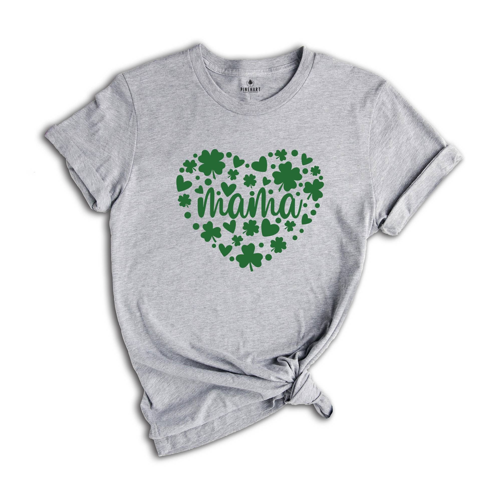 St. Patrick’s Day Heart Shirt, Mama Mini Shirt, Lucky Mama Shirt, Lucky Mini Shirt, St. Patrick’s Shirt, Mama St. Pattys Shirt, Mini Shirt