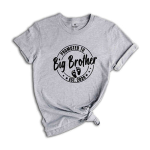 Baby Announcement Shirt, Big Brother Shirt, New Brother Gift, Gift For Brother, Pregnancy Reveal, New Baby T Shirts, Brother To Be