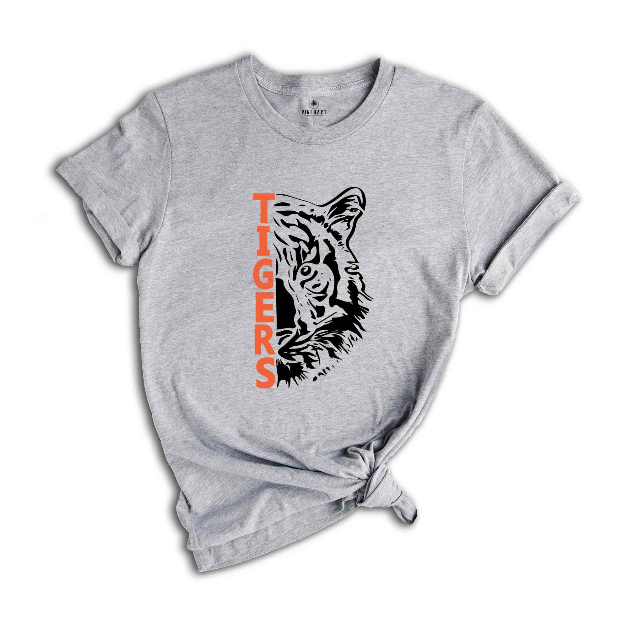 Tigers Mascot Shirt, Team Mascot Shirt, School Mascot T-Shirt, Tiger Team Spirit Shirt, Tigers School Shirt, Tigers Gift