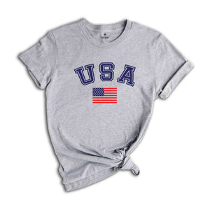 USA Flag Shirt, USA Gift, Independence Day Tee, Fourth Of July Shirt, Patriotic Shirt, Team USA Shirt