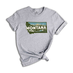 Retro State Of Montana Shirt, State Of Montana Shirt, State Shirt, Montana Shirt, Montana Lover Shirt, Family Trip Shirt, Travel Shirt