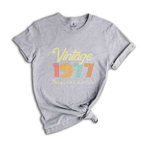 47th Birthday Shirt, Vintage 1977 Shirt, 47th Birthday Gift Women, 47 Years Birthday Shirt, 1977 Birthday Shirt, Retro 47th Birthday Tee