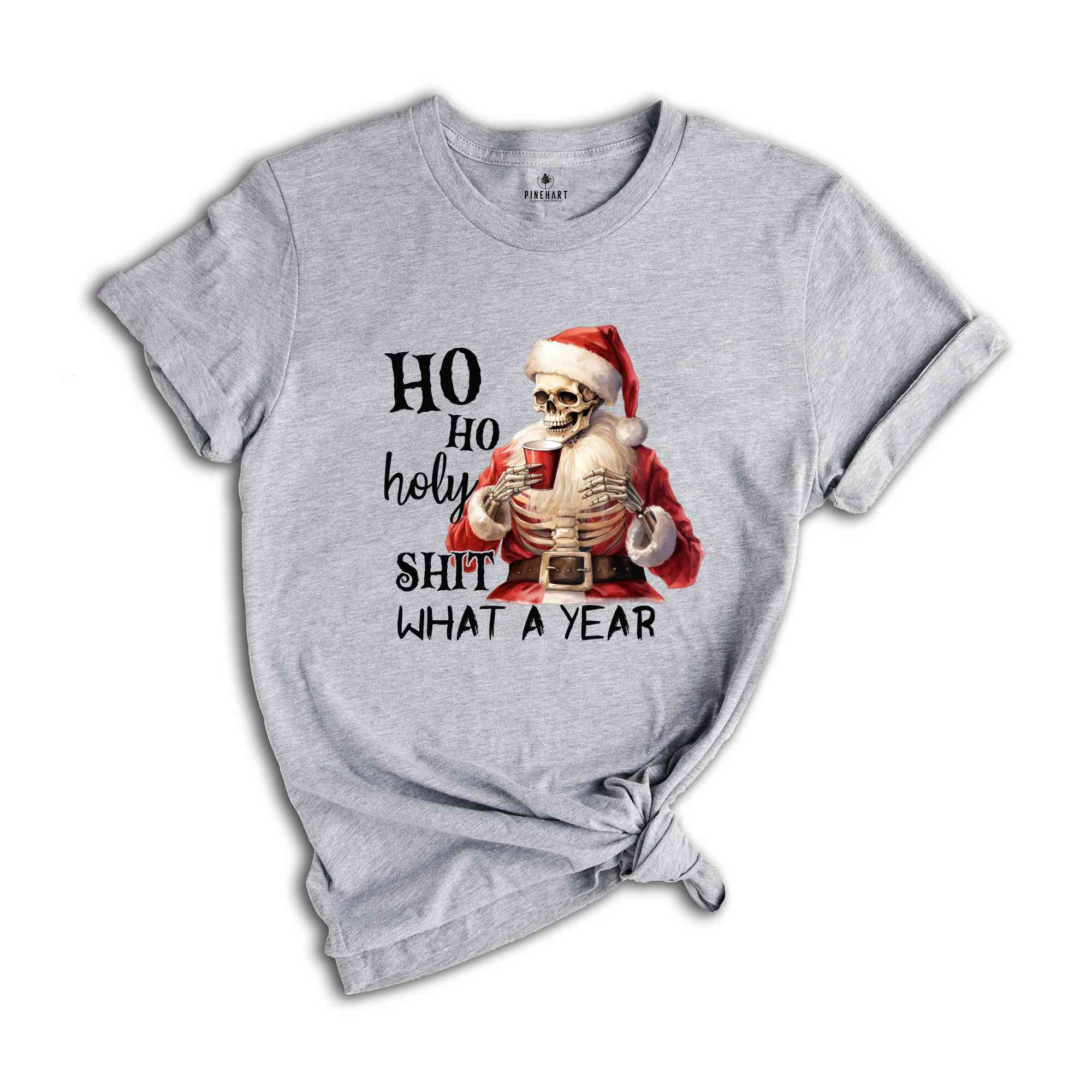 Ho Ho Holy Sh*t What A Year Shirt, Christmas Shirt, Santa Claus Shirt, Funny Santa Shirt, Funny Christmas Shirt, Christmas Gift