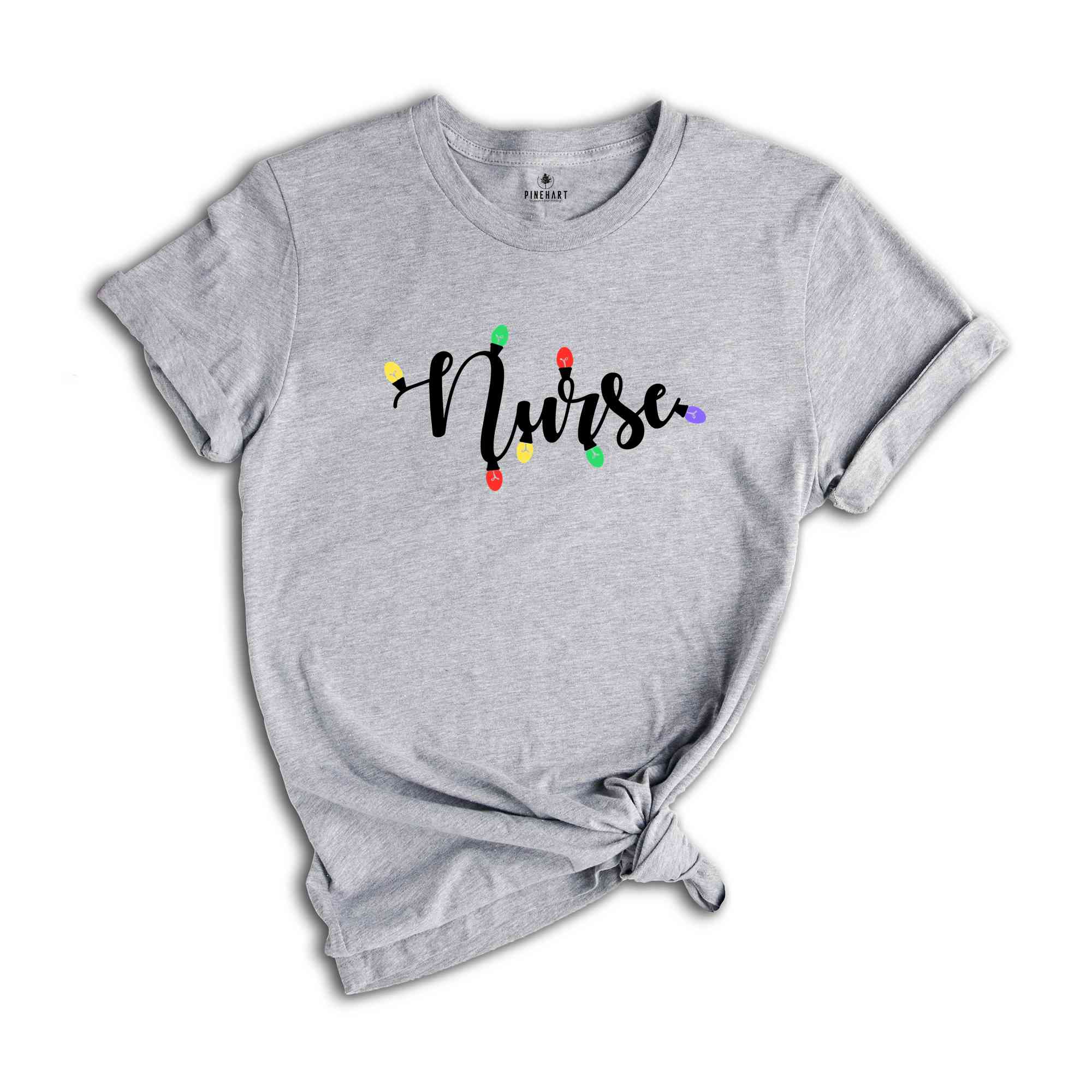 Christmas Nurse Shirt, Christmas Lights Nurse, Nurse Life Shirt, Nurse Appreciation, Cute Nurse Gift, Nurse Student Shirt, Nursing Tee