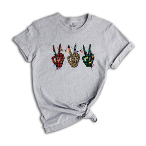 Skeleton Christmas Shirt, Skeleton Light Tee, Christmas Shirt, Skeleton Peace Tee, Family Christmas Shirt, Christmas Tee, Christmas Lights