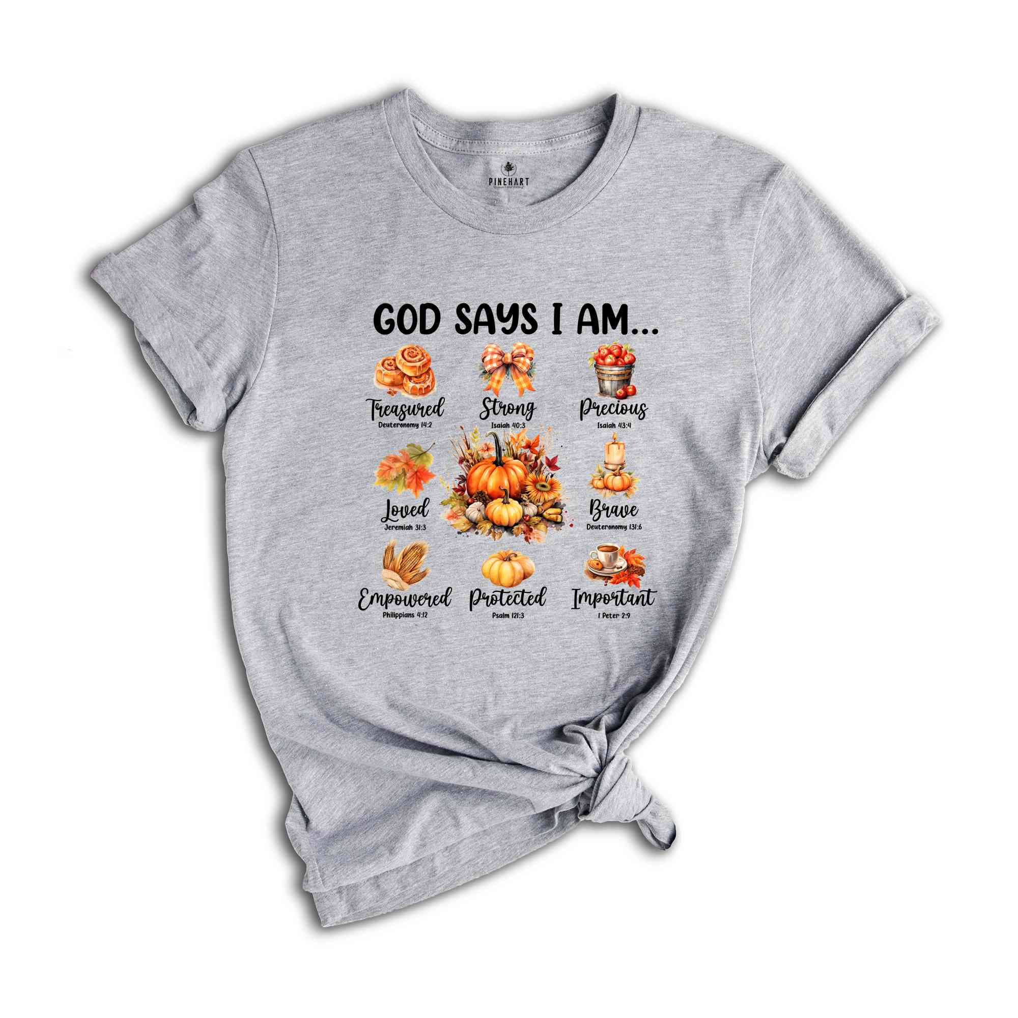 God Says I Am Shirt, Cute Fall Shirt, Fall Vibes Shirt, Halloween Shirt, Religious Shirt, Halloween Gift, Christian Shirt, Spooky Vibes