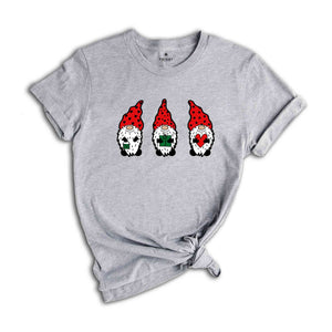 Cute Christmas Gnomes Shirt, Christmas Gift, 2024 Christmas Tee, Gnomes Shirt, Holiday Shirt, Gnomes Family Shirt