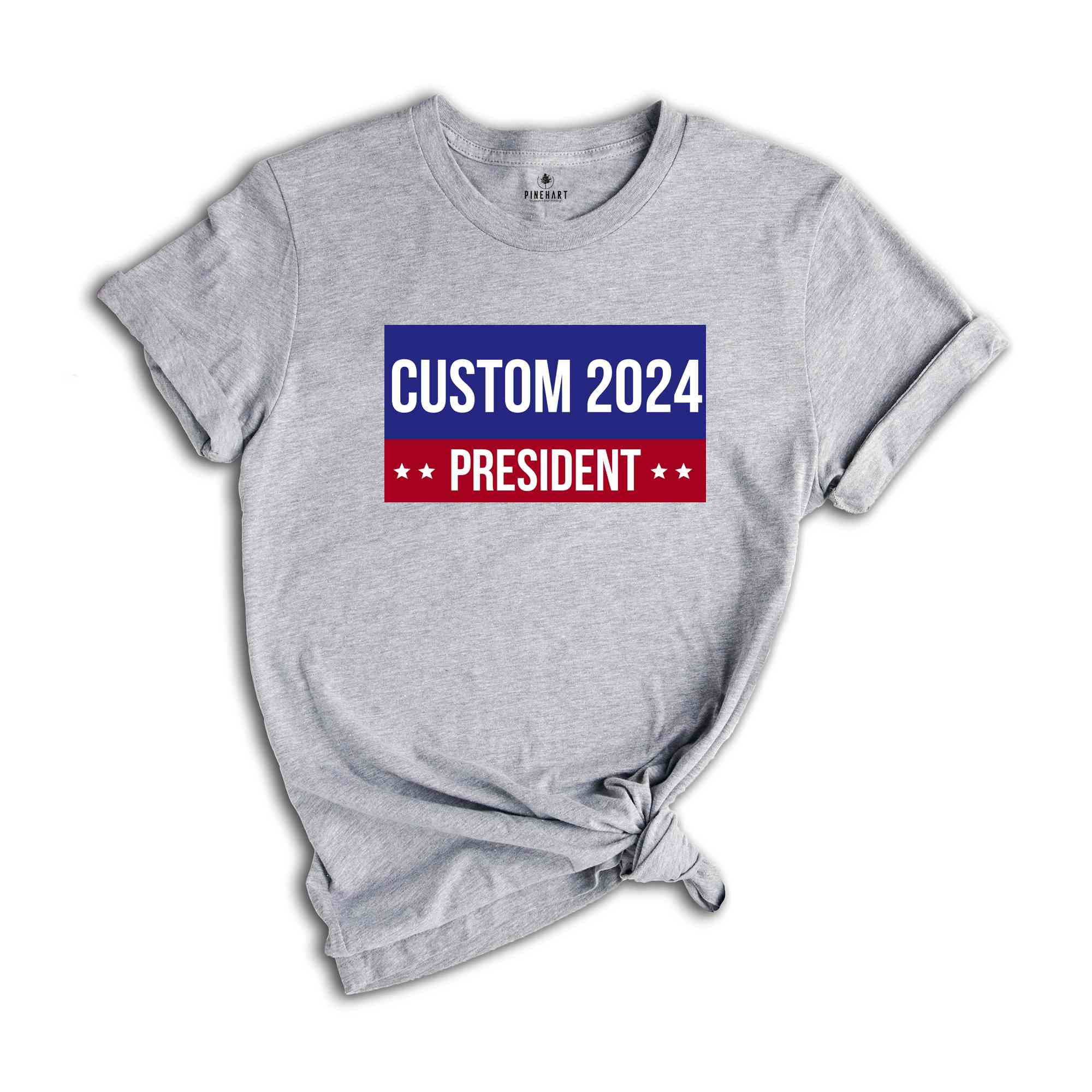 Custom Election T-shirt, Personalized 2024 Presidential Tshirt, Custom Election Day Tee, Custom 2024 president Shirt, Custom Political shirt