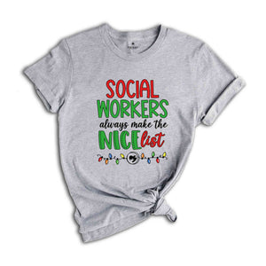 Social Worker Tee, Christmas Social Worker, Xmas Shirt, Xmas Gift, Social Worker Gift, Social Worker Grad , Future Social Worker