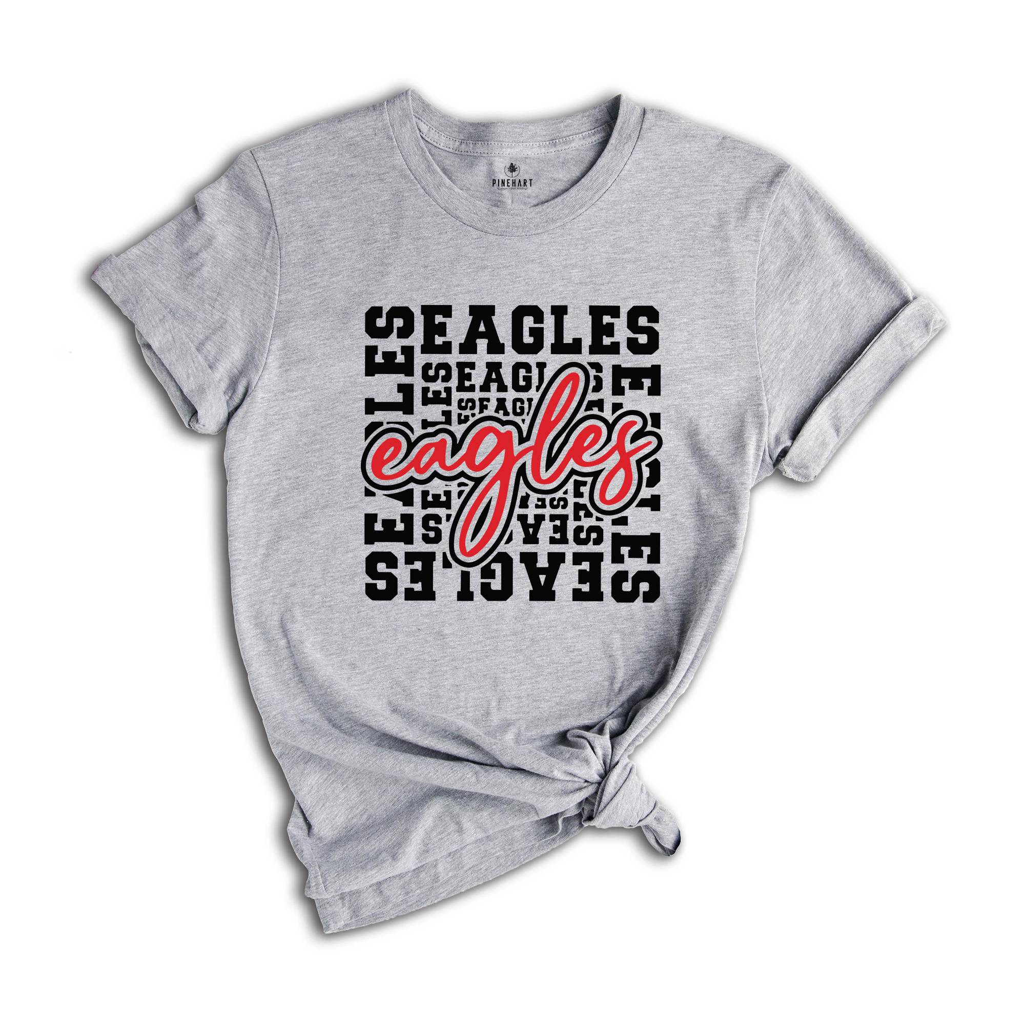 Team Mascot Shirt, Eagles T-Shirt, School Spirit Shirt, Eagles Fan Shirt, Eagles School Spirit, Eagles School Shirt, Team Mascot Shirt