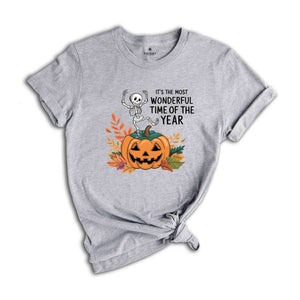 It's The Most Wonderful Time Shirt, Spooky Funny Shirt, Spooky Halloween Shirt, Retro Halloween Shirt, Garment Dyed, Fall Vibes Shirt