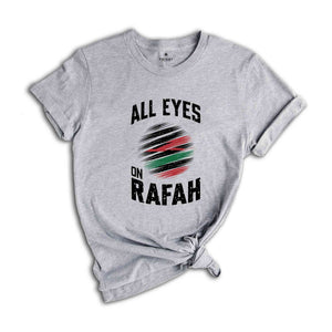 All Eyes on Rafah Shirt, Free Palestine Shirt, Peace Sign Shirt, Palestine Protest, World Peace Shirt, Gaza Palestine T-Shirt