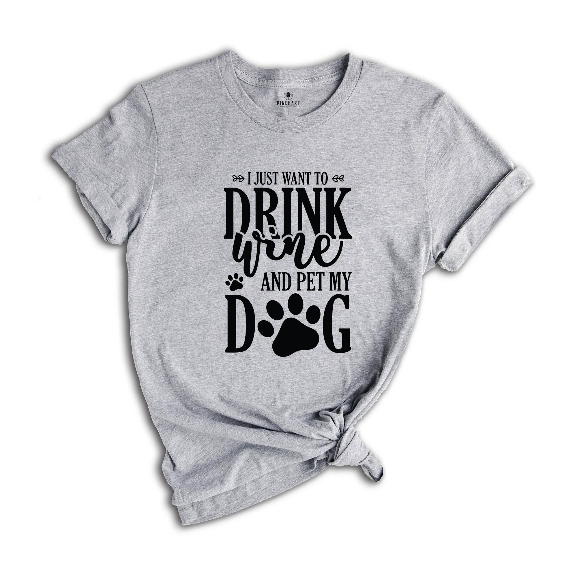 Dog Mom Shirt, Wine Lover TShirt, Dogs And Wine Shirt, Gift For Dog Mom, Dog Mama T Shirt, Fur Mama Shirt, Wine Lover Gift, Fur Parent Shirt