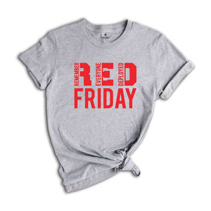 Red Friday T-Shirt, Remember Everyone Deployed Shirt, Support Our Troops Shirt, Deployment Countdown Shirt